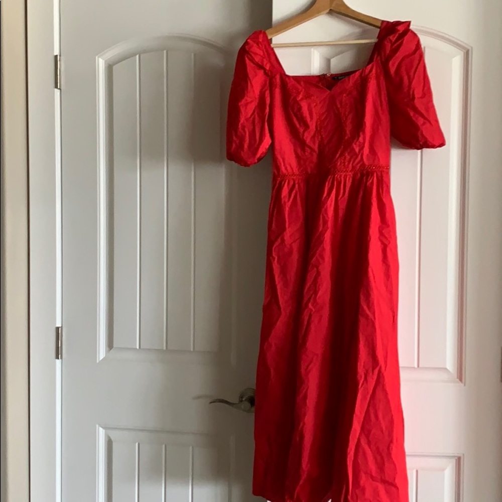 Red dress